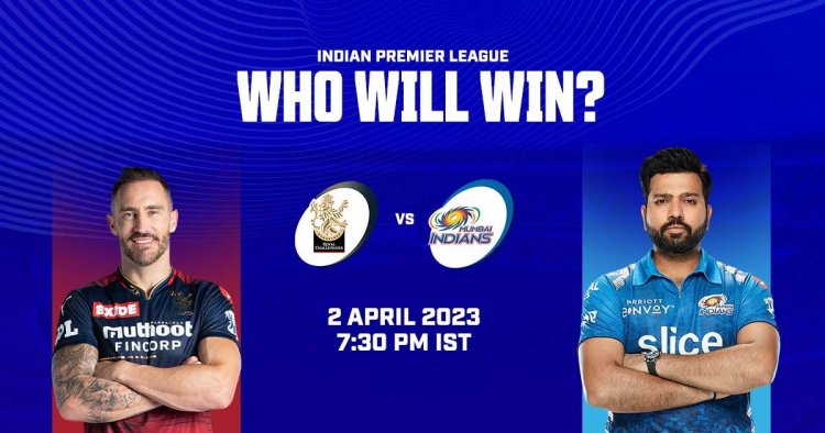 IPL 2023 RCB vs MI: Probable 11,Pitch report and Predictions