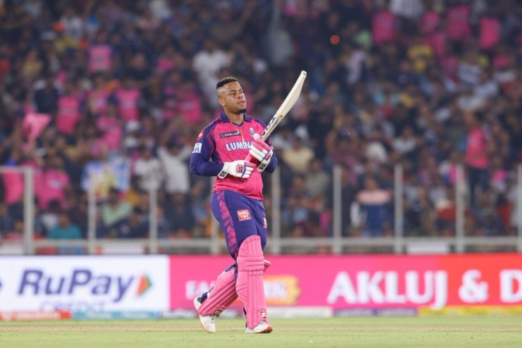 Rajasthan Beat gujarat By 3 Wicket,Fifty From Shimron Hetmyer  and Sanju Samson