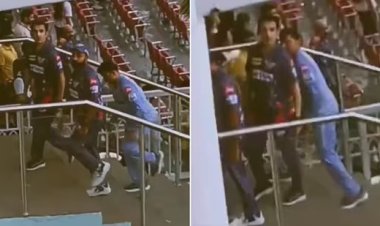 Watch Video: Gautam Gambhir Glare Back As Fans Chant "Kohli"