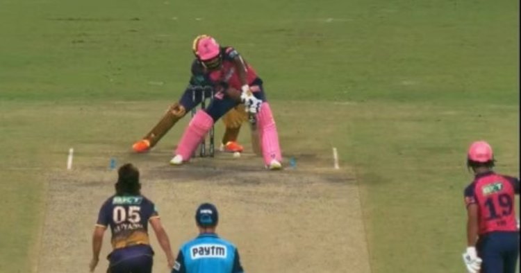 Watch: Samson blocks wide to allow Jaiswal score century,similar as Dhoni for Kohli