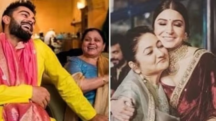 Kohli pays touching tribute to mother Saroj and wife Anushka on Mother's Day