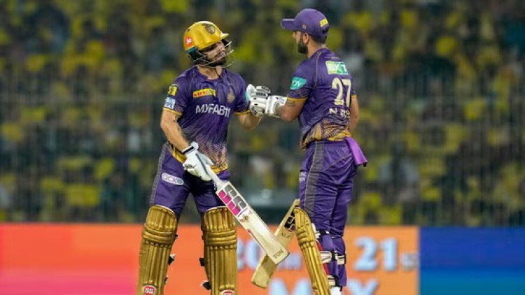 CSK vs KKR Highlights: Nitish Rana,Rinku singh Keep KKR Hope Alive For Playoffs