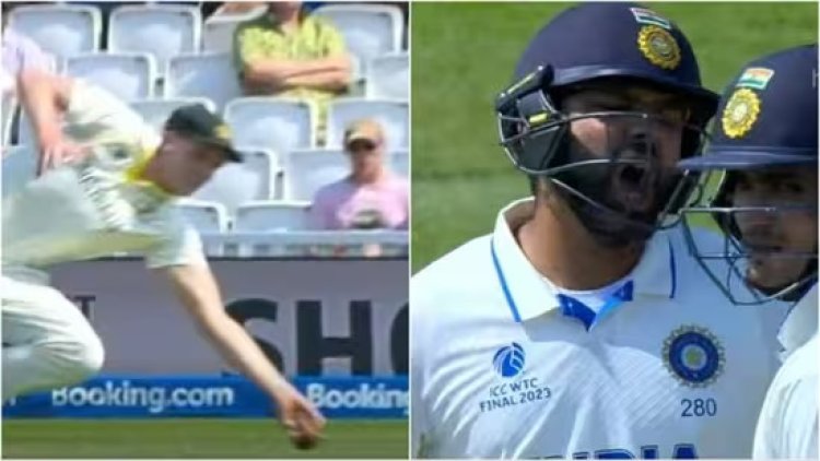 Watch: Rohit argues with umpire after Gill is controversially given out in WTC Final