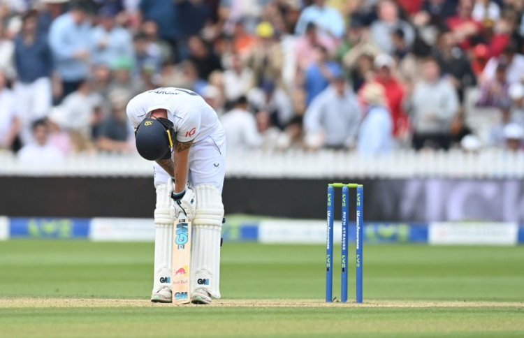 Ben Stokes reacts to controversial Bairstow dismissal