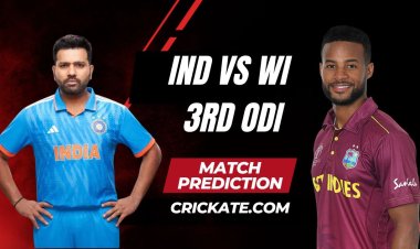 INDIA vs WEST INDIES Match Prediction, Pitch Report, Playing11, Fantasy Picks For 3RD ODI