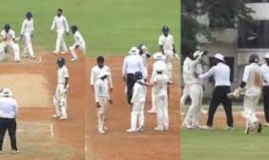 Watch: Baba Aparajith gets into heated argument with umpire