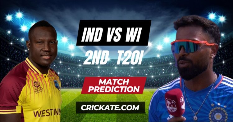 IND vs WI Dream11 Match Prediction, Pitch Report, Playing XI, Fantasy Picks For 2nd T20I
