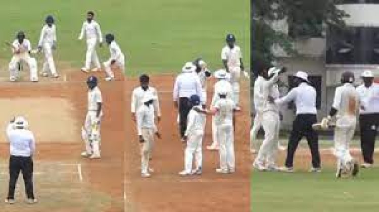 Watch: Baba Aparajith gets into heated argument with umpire