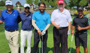 Watch: MSDhoni invited to play a golf game with Donald Trump