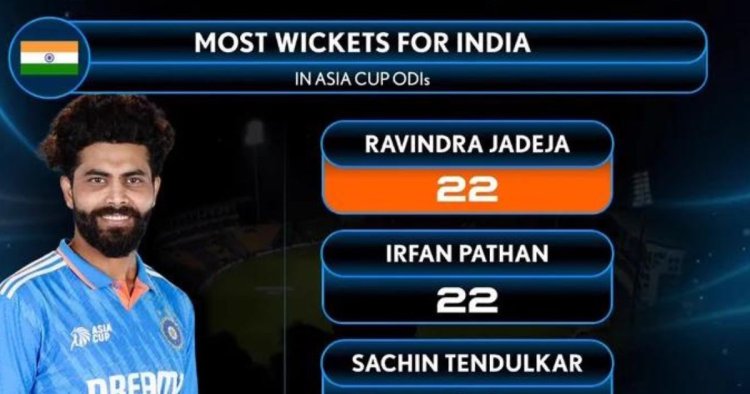 Ravindra Jadeja creates another unique record in Asia Cup. Check complete records