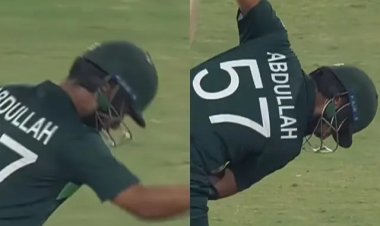 Watch: Abdullah Shafique celebrates his maiden ODI hundred in Shubman Gill manner