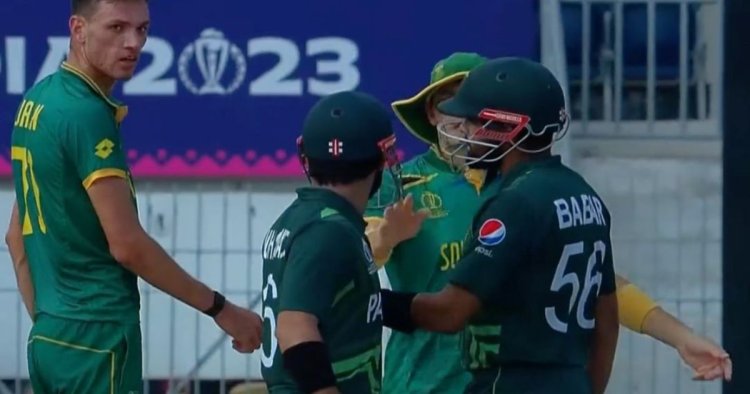 Watch: Mohammad Rizwan and Marco Jansen Engaged in verbal argument during PAK vs SA clash